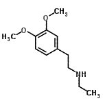 CAS 登录号：112933-49-0， 2-(3,4-二甲氧基苯基)-N-乙基乙胺