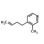 CAS 登录号：112945-09-2， 4-(3-丁烯-1-基)-3-甲基吡啶