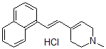 CAS 登录号：113009-52-2， 1-甲基-4-[(E)-2-萘-1-基乙烯基]-3,6-二氢-2H-吡啶盐酸盐