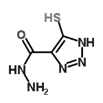 CAS#: 113137-62-5， 4-Sulfanyl-1H-1,2,3-Triazole-5-Carbohydrazide
