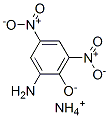 CAS 登录号：1134-85-6， 2-氨基-4,6-二硝基苯酚铵
