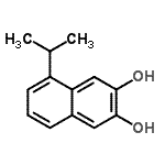 CAS 登录号：113458-96-1， 5-异丙基-2,3-萘二酚