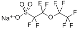 CAS 登录号：113507-87-2， 1,1,2,2-四氟-2-(1,1,2,2,2-五氟乙氧基)-乙烷磺酸钠盐(1:1)