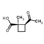 CAS#: 113522-54-6， (1R,2S)-2-Acetyl-1-Methylcyclobutanecarboxylic Acid