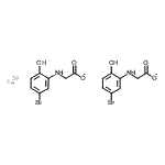 CAS 登录号：113530-42-0， 2-[(5-溴-2-羟基苯基)氨基]-乙酸酯铁(3+)盐(2:1)