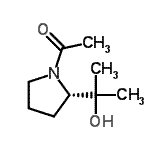 CAS#: 113557-10-1， 1-[(2S)-2-(2-Hydroxy-2-Propanyl)-1-Pyrrolidinyl]Ethanone
