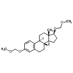 CAS 登录号：113680-55-0， (17beta)-3,17-二(甲氧基甲氧基)雌甾-1,3,5(10)-三烯