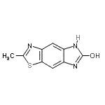 CAS 登录号：113895-38-8， 2-甲基-5H-咪唑并[4,5-f][1,3]苯并噻唑-6-醇