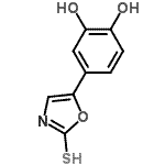 CAS 登录号：114272-13-8， 5-(3,4-二羟基苯基)-1,3-恶唑-2(3H)-硫酮