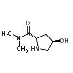 CAS 登录号：114357-98-1， (4R)-4-羟基-N,N-二甲基-L-脯氨酰胺
