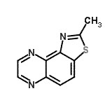 CAS 登录号：114382-32-0， 2-甲基[1,3]噻唑并[4,5-f]喹喔啉