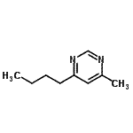 CAS 登录号：114425-76-2， 4-丁基-6-甲基嘧啶