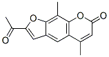 CAS 登录号：114460-33-2， 2-乙酰基-5,9-二甲基-7H-呋喃并(3,2-g)(1)苯并吡喃-7-酮