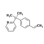 CAS#: 114556-12-6， 2-[Dimethyl(4-Vinylphenyl)Silyl]Pyridine