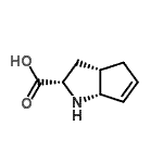 CAS 登录号：114593-95-2， (2S,3aS,6aR)-1,2,3,3A,4,6A-六氢环戊并[b]吡咯-2-羧酸