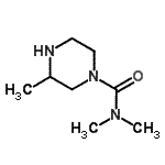 CAS 登录号：114649-92-2， N,N,3-三甲基哌嗪-1-甲酰胺