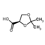 CAS 登录号：114746-70-2， (4R)-2,2-二甲基-1,3-二氧戊环-4-羧酸