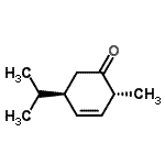 CAS 登录号：114883-60-2， (2R,5R)-5-异丙基-2-甲基-3-环己烯-1-酮