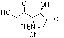 CAS 登录号：114976-76-0， (2R,3S,4R)-2-[(1S)-1,2-二羟基乙基]-3,4-二羟基吡咯烷鎓氯化物