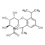 CAS 登录号：114991-25-2， 4-羟基丙泊酚1-O-beta-D-葡糖苷酸