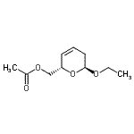 CAS 登录号：115182-09-7， [(2S,6S)-6-乙氧基-5,6-二氢-2H-吡喃-2-基]甲基乙酸酯