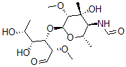 CAS 登录号：115383-27-2， N-[(2S,3S,4R,5R,6S)-6-[(2S,3S,4R,5R)-4,5-二羟基-2-甲氧基-1-氧代-己烷-3-基]氧基-4-羟基-5-甲氧基-2,4-二甲基-四氢吡喃-3-基]甲酰胺