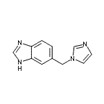 CAS 登录号：115575-12-7， 5-(1H-咪唑-1-基甲基)-1H-苯并咪唑