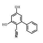 CAS 登录号：115706-50-8， 3,5-二羟基-2-联苯甲腈