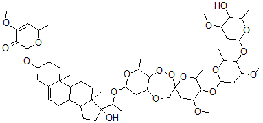 CAS 登录号：115743-49-2， 杠柳苷B