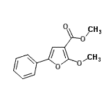 CAS#: 115852-13-6， Methyl 2-Methoxy-5-Phenyl-3-Furoate