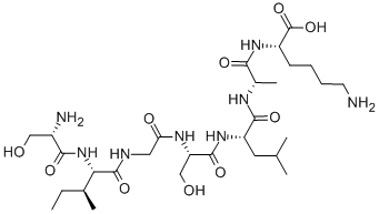 CAS#: 115918-58-6， L-Seryl-L-Isoleucylglycyl-L-Seryl-L-Leucyl-L-Alanyl-L-Lysine