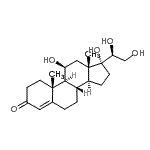 CAS 登录号：116-58-5， (11beta,20S)-11,17,20,21-四羟基孕甾-4-烯-3-酮