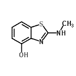 CAS 登录号：116033-56-8， 2-(甲基氨基)-1,3-苯并噻唑-4-醇