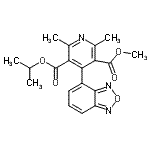 CAS 登录号：116169-18-7， 异丙基甲基4-(2,1,3-苯并恶二唑-4-基)-2,6-二甲基-3,5-吡啶二羧酸酯