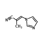 CAS 登录号：116274-55-6， (2E)-3-(1H-咪唑-1-基)-2-甲基丙烯腈