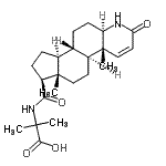 CAS 登录号：116285-37-1， N-{[(4aR,4bS,6aS,7S,9aS,9bS,11aR)-4A,6A-二甲基-2-氧代-2,4A,4B,5,6,6A,7,8,9,9A,9B,10,11,11A-十四氢-1H-茚并[5,4-f]喹啉-7-基]羰基}-2-甲基丙氨酸