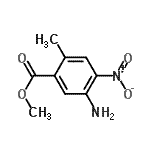 CAS 登录号：116448-91-0， 甲基5-氨基-2-甲基-4-硝基苯甲酸酯