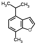 CAS 登录号：116496-19-6， 4-异丙基-7-甲基-1-苯并呋喃
