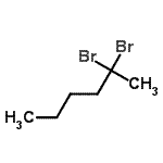 CAS 登录号：116530-77-9， 2,2-二溴己烷