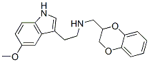 CAS 登录号：116729-30-7， N-((2,3-二氢-1,4-苯并二氧杂环己-2-基)甲基)-5-甲氧基-1H-吲哚-3-乙胺