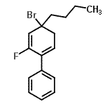 CAS#: 116831-34-6， (4-Bromo-4-Butyl-6-Fluoro-1,5-Cyclohexadien-1-Yl)Benzene