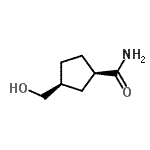 CAS#: 116940-85-3， (1R,3S)-3-(Hydroxymethyl)Cyclopentanecarboxamide
