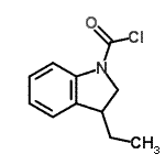 CAS#: 117086-92-7， 3-Ethyl-1-Indolinecarbonyl Chloride