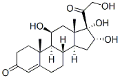 CAS 登录号：1171-81-9， (8S,9S,10R,11S,13S,14S,16R,17S)-11,16,17-三羟基-17-(2-羟基乙酰基)-10,13-二甲基-2,6,7,8,9,11,12,14,15,16-十氢-1H-环戊并[a]菲-3-酮