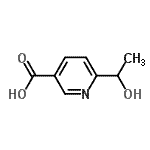 CAS#: 117107-58-1， 6-(1-Hydroxyethyl)Nicotinic Acid