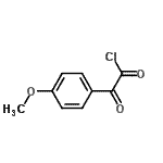 CAS 登录号：117177-66-9， (4-甲氧基苯基)(氧代)乙酰氯