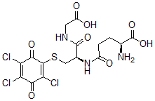 CAS#: 117383-28-5, 2-Gluthionyl-3,5,6-Trichloro-1,4-Benzoquinone