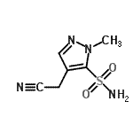 CAS#: 117519-66-1， 4-(Cyanomethyl)-1-Methyl-1H-Pyrazole-5-Sulfonamide