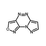 CAS 登录号：117608-09-0， [1,2]恶唑并[3,4-e]吡唑并[5,1-C][1,2,4]三嗪