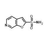 CAS 登录号：117612-41-6， 呋喃并[2,3-c]吡啶-2-磺酰胺